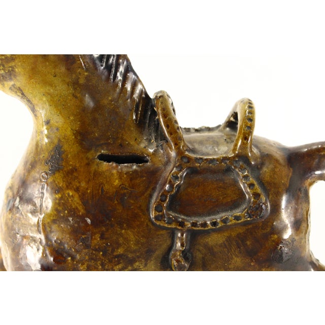 Mid 20th C. Earthenware Ceramic Horse Coin Bank, Mexican Barrio De La Luz For Sale - Image 10 of 18
