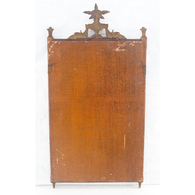 Fine Regency Ornaments & Paint Decorated Wall Mirror NICE