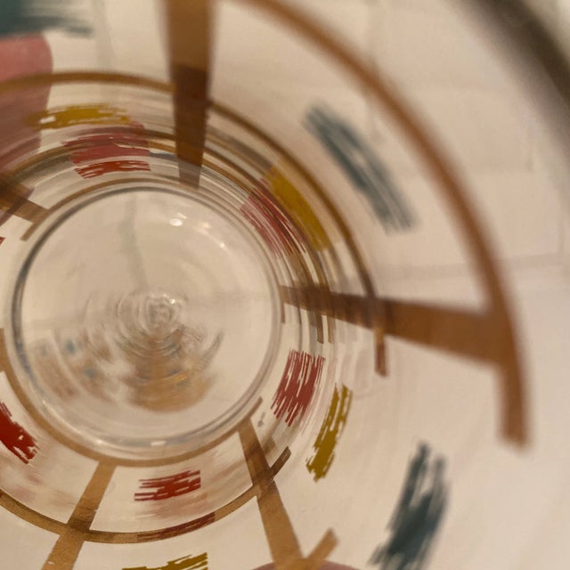 Federal Glass Vintage Federal Juice Glasses - Set of 6 For Sale - Image 4 of 9