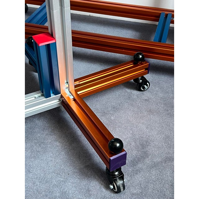 Metal Techno Stool by Stromboli Design For Sale - Image 7 of 9