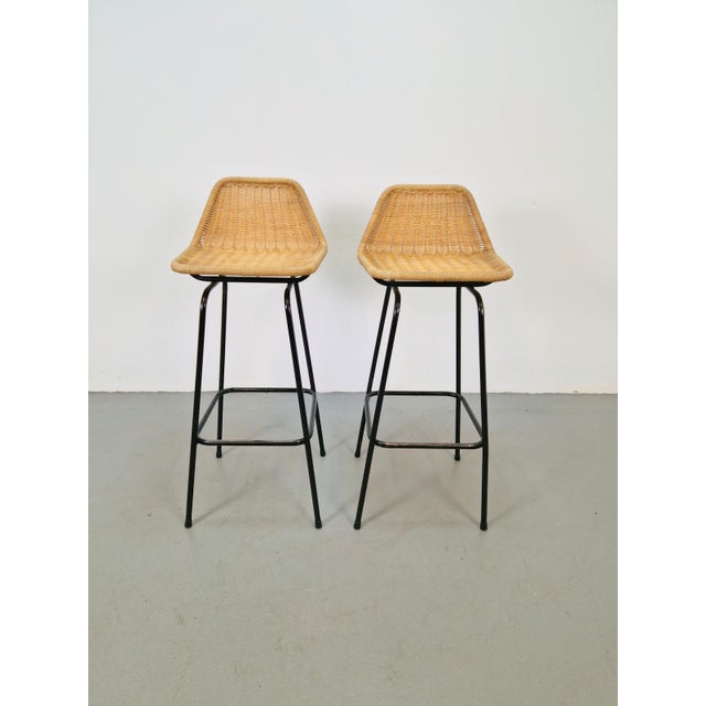 1960s Bar Stools from Rohé Noordwolde, 1960, Set of 2 For Sale - Image 5 of 9