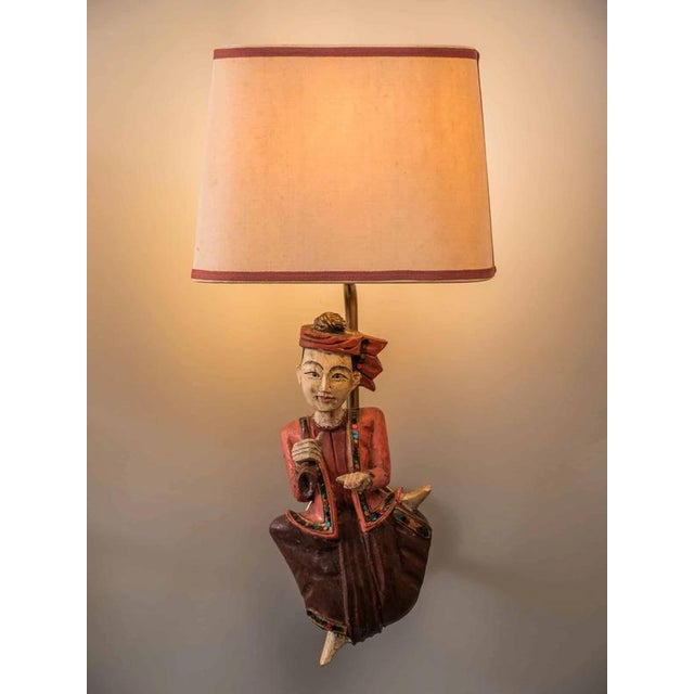 Indian Wall Lamps, Set of 2 For Sale - Image 14 of 18