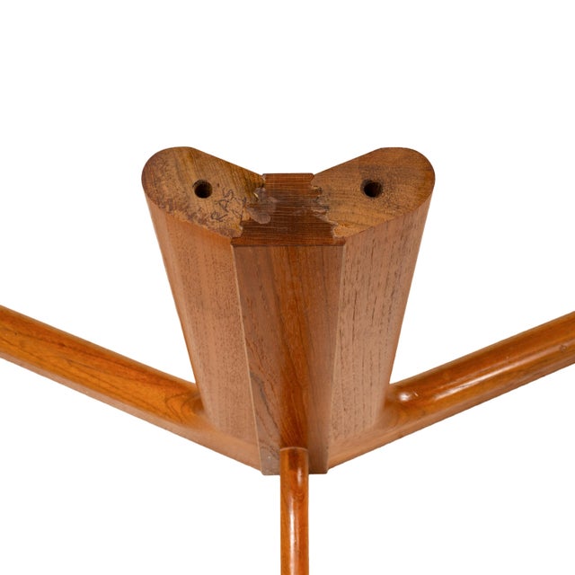 1980s Rasmus Danish Modern Teak Extension Dining Table 2 Leaves Denmark MCM 98.5" For Sale - Image 18 of 18