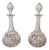 Antique Edwardian Glass Decanters, 1900, Set of 2 For Sale