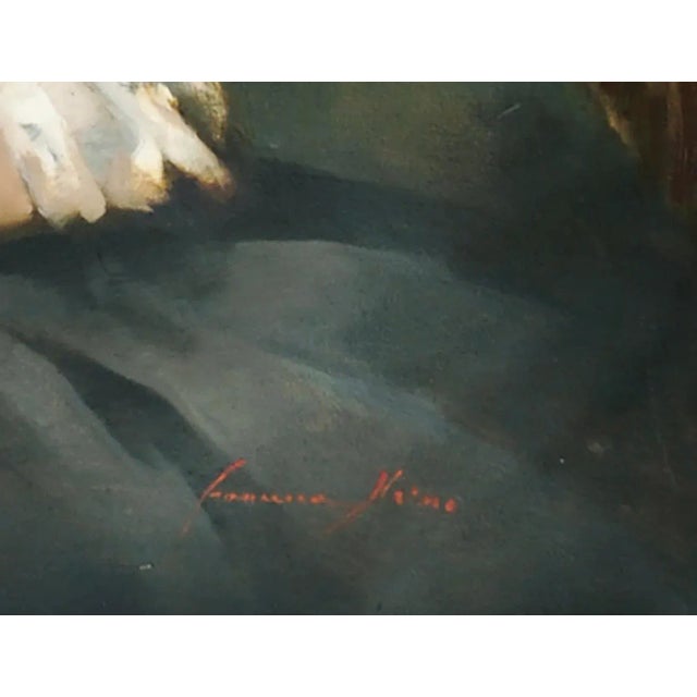 Guitar - Francesca Strino - Oil on Canvas - Italy For Sale - Image 6 of 7