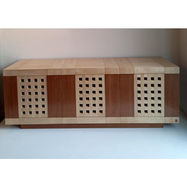 Beautiful "Erasmo" sideboard by Maestro Ferdinando Meccani, designed in 1972 for Meccani Arredamenti, Cascina (Pisa). Made...