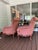 Henredon Upholstered English Arm Carved Base Club Chairs- A Pair For Sale - Image 14 of 17