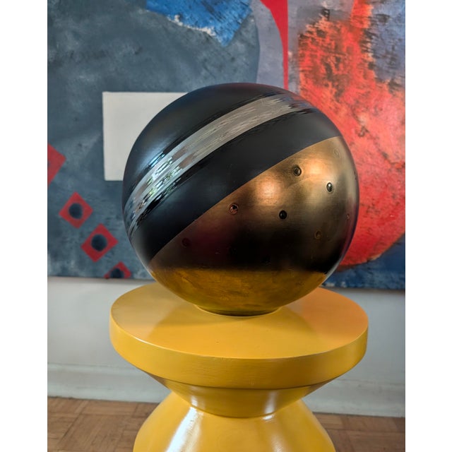 1980's Ceramic Vase. For Sale - Image 4 of 5