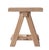 Rustic Matthew Izzo Home Taverna Reclaimed Elm Wood Side Table/Seat For Sale - Image 3 of 6