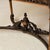 19th Century French Dark Wood Base & Marble Top Table For Sale - Image 10 of 12