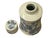 Cream Celadon Porcelain Blue Flower Gold Fishes Cylindrical Container For Sale - Image 10 of 10
