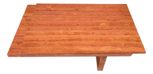 Red Travertine Coffee Table, 1970s