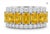 Natural Yellow Sapphire 3.30cts & Diamond 0.75cts Ring in 14k Gold For Sale In New York - Image 6 of 8