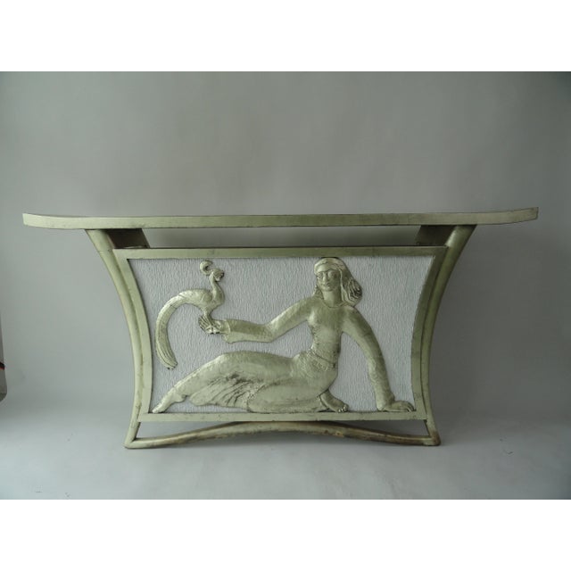 Mid-Century Modern Figurative t.h. Robsjohn-Gibbings Lydia Console Table For Sale - Image 3 of 11