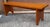 Brown 20th Century Early American Style Stained Fruitwood Bench For Sale - Image 8 of 9