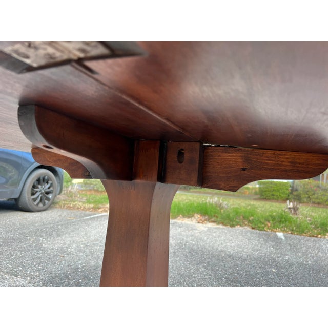 Antique Empire Mahogany Drop Leaf Game Table Chairish