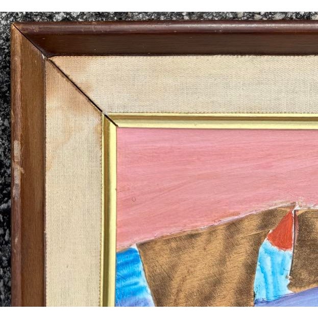 Joseph Fassbender Style 1970's Mixed Media/Unsigned For Sale - Image 13 of 13