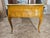 French Louis XV Style Bureau Plat Desk With Leather Top and Brass Edging For Sale - Image 4 of 13