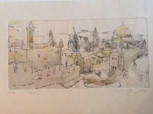 Judith Yellin Ginat, City of Jerusalem, 1969