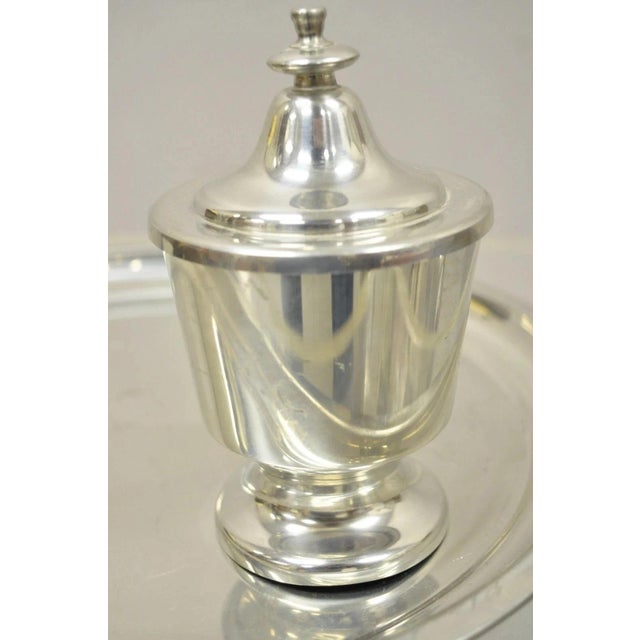 Vintage Woodbury Pewter Henry Ford Museum Pewter Coffee Serving Set- 4 Piece Set For Sale - Image 4 of 12