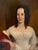 1830s English Oil Portrait of a Woman in White — Possibly Sara Losh An atmospheric 1830s English School oil portrait of an...