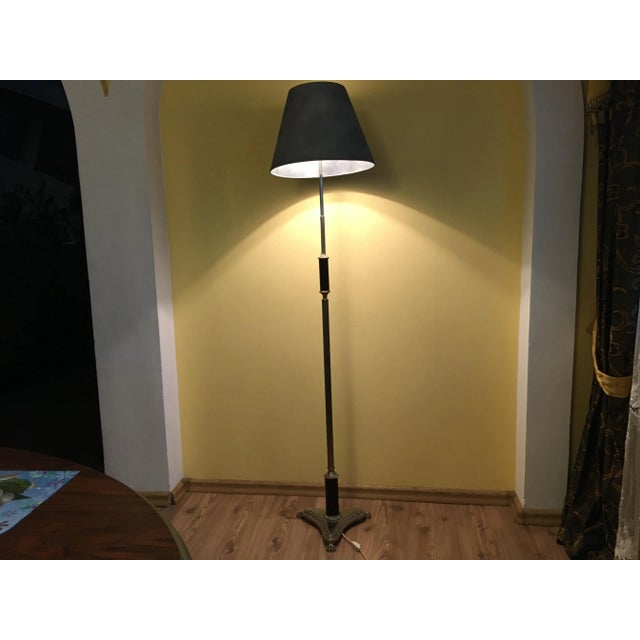 Silver Floor Lamp, 1950s For Sale - Image 10 of 12