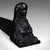 Black Pair of Antique Figural Fireplace Chenets, French, Great Exhibition, Victorian For Sale - Image 8 of 9
