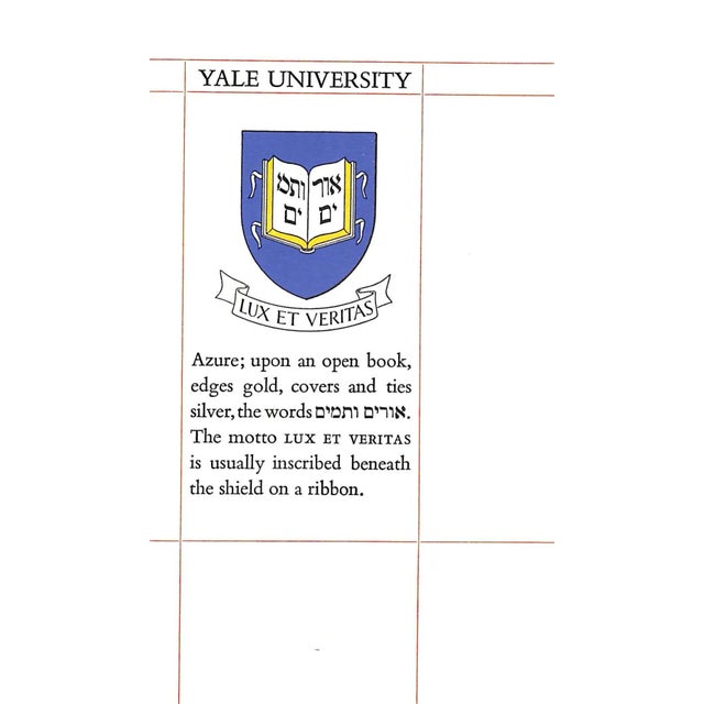 "The Arms of Yale University and Its Colleges at New Haven" 1948 Rogers, Bruce [Arranged By] For Sale In New York - Image 6 of 16
