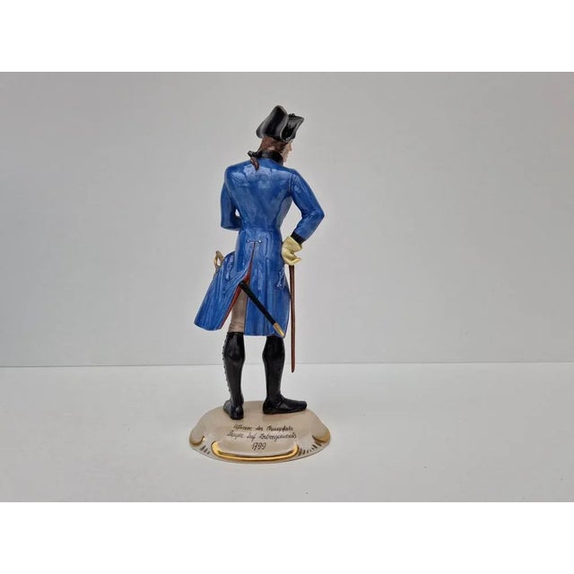 Bavarian Officer Figurine by Hanns Goebl for Nymphenburg, 1937 For Sale - Image 3 of 9