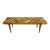2010s Geometric Wood Design, Rustic Farmhouse Bench - 48" For Sale - Image 5 of 6