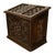 Antique French Medieval Gothic Carved Oak Chest Coffer 17th Century Panels 1679 For Sale - Image 15 of 16