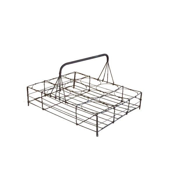 Art Nouveau Wire Bottle Holder, France For Sale