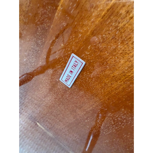 1960s Vintage Bar Cart Inlaid Marquetry Hollywood Regency Italian Tea Italy Folding Leaf For Sale In Naples, FL - Image 6 of 15