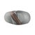 Crafted with textured glass, this vase features a striking pattern in the middle, with rich brown and smoky colors. The...