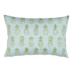 Schumacher Piña Cove Indoor/Outdoor Pillow 18" x 12" in Aquamarine