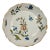 Antique 18th Century French Faience Floral & Butterfly Plate For Sale