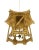 Early 21st Century Vintage Double-Story Pagoda Imitation Bamboo Pattern Three-Light Chandelier For Sale - Image 5 of 10