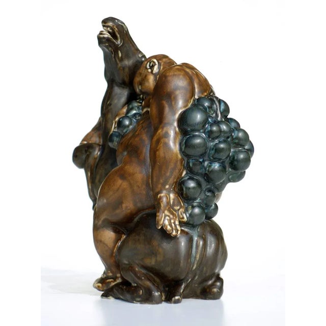 from ''Baccus Harvest'' Series porcelain perfect Condition This piece has an attribution mark, I am sure that it is...