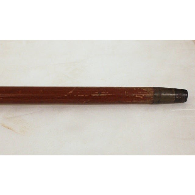 1876 English Malacca, Sterling, & Antler Walking Stick For Sale In Raleigh - Image 6 of 6