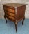 Vintage French Style Wood/Parquet Inlaid Three Drawer Chest W/Brass Ormolu For Sale - Image 4 of 10