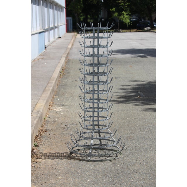 Metal Rack with Hooks, 1970s For Sale - Image 6 of 15
