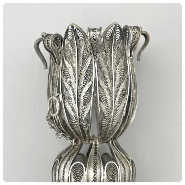 Metal Continental Solid Silver Tussie Mussie, Mid Nineteenth Century For Sale - Image 7 of 9