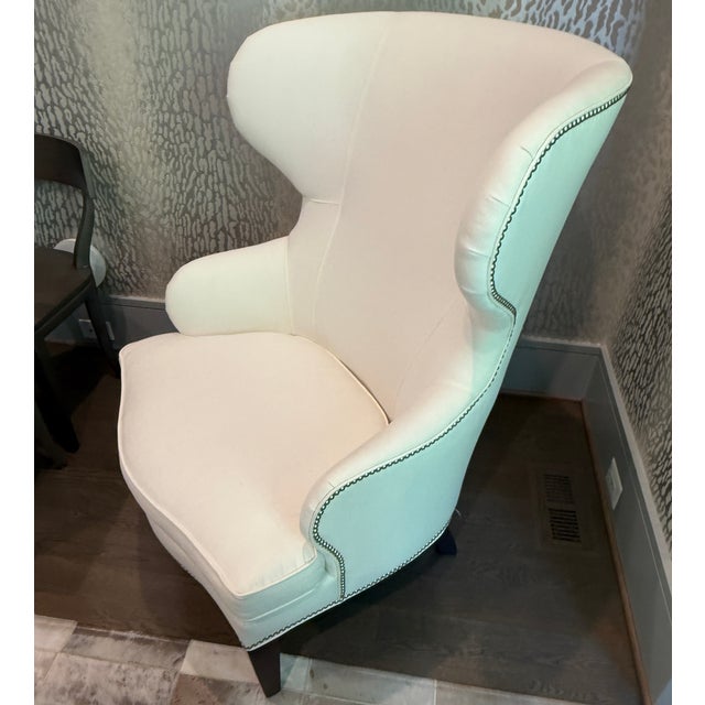 Ethan Allen Wilder Wing Chair For Sale - Image 12 of 14