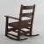 Wood 1900s Vintage Gustav Stickley Craftsman Furniture Child's Rocking Chair For Sale - Image 7 of 13