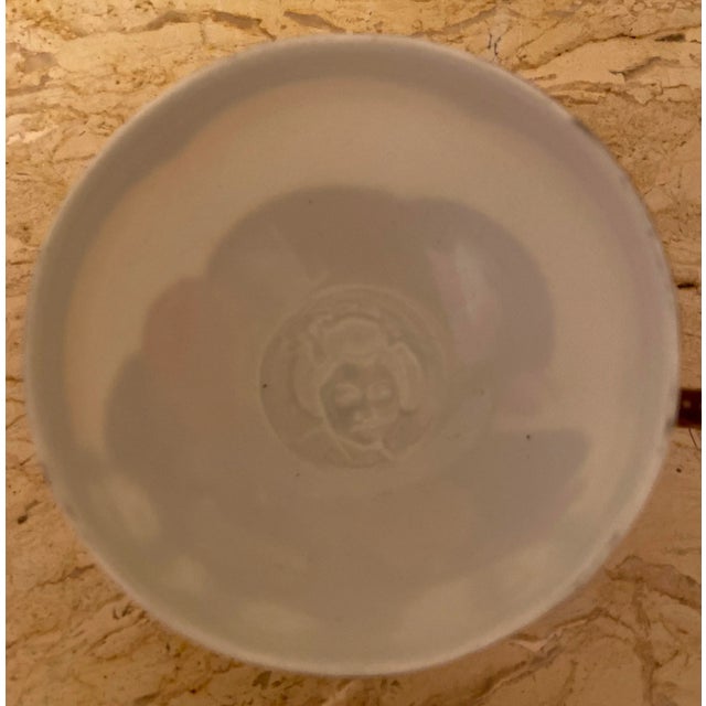 1960s Vintage Satsuma Dragon Demitasse Cups & Saucer Set- 12 Pieces For Sale - Image 5 of 12