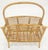 Rattan Bamboo Mid Century Modern c1960s Magazine Rack Super Clean For Sale - Image 6 of 11