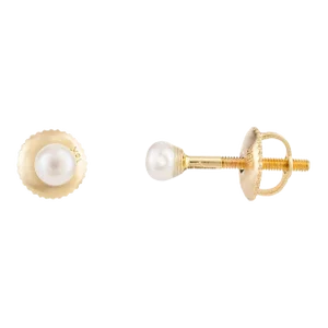 Minimalist Everyday Pearl Stud Earrings - 2 Pieces