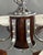 Art Deco Chrome and Wood Chandelier with Glass Shades, 1930s For Sale - Image 4 of 9