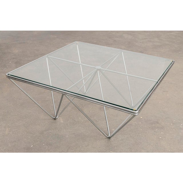1980s Glass and Chrome Coffee Table by Paolo Piva for B&B Italia, 1980s For Sale - Image 5 of 7