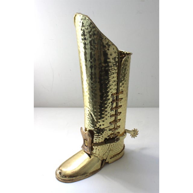 Umbrella Stand English Riding Boot For Sale - Image 13 of 13